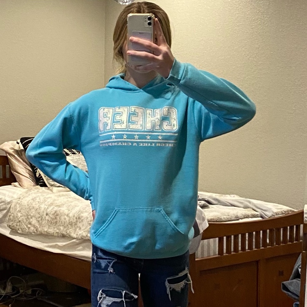 “cheer like a champion” hoodie